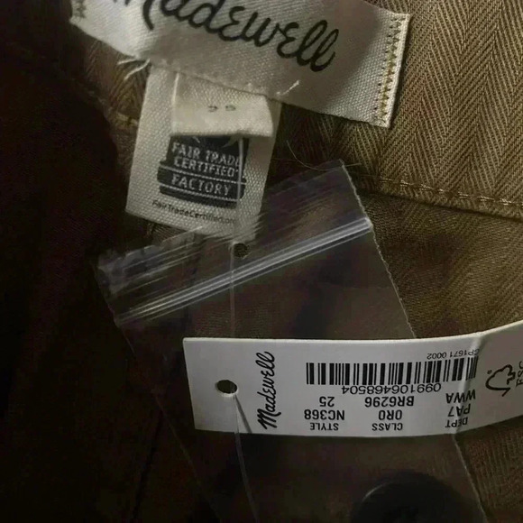 Madewell The Perfect Vintage Straight Workwear Pant - Picture 11 of 12